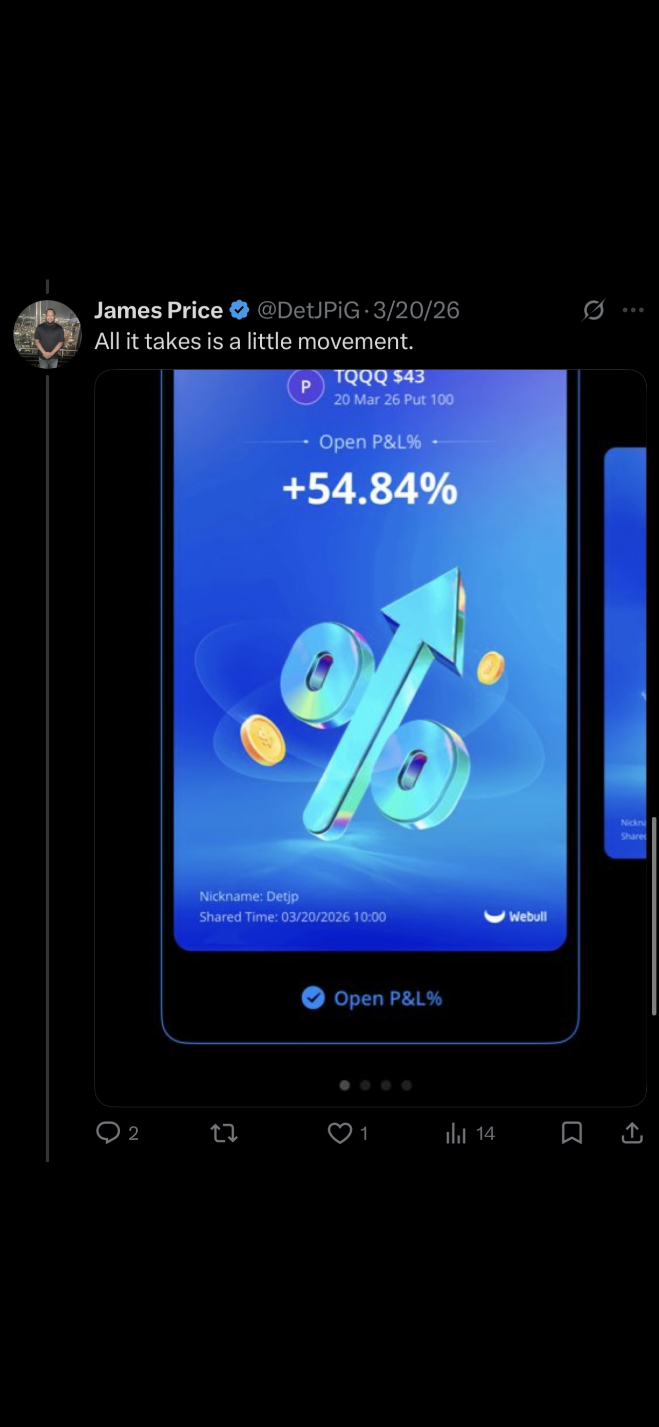 Daily trade recap context image